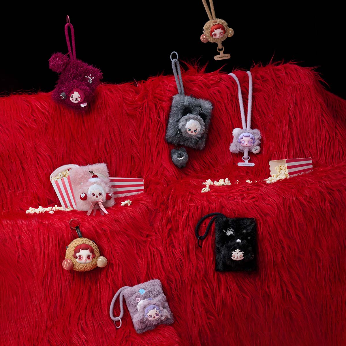 SKULLPANDA You Found Me! シリーズ ミニバッグ アソート SKULLPANDA You Found Me! Series Plush Mini Bag