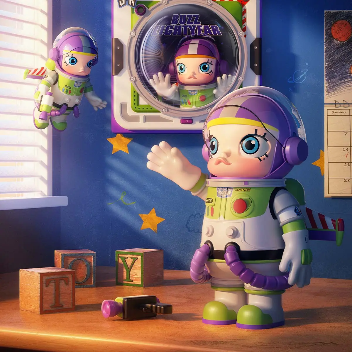 MEGA SPACE MOLLY 1000% BUZZ LIGHTYEAR - POP MART (Czech Republic)