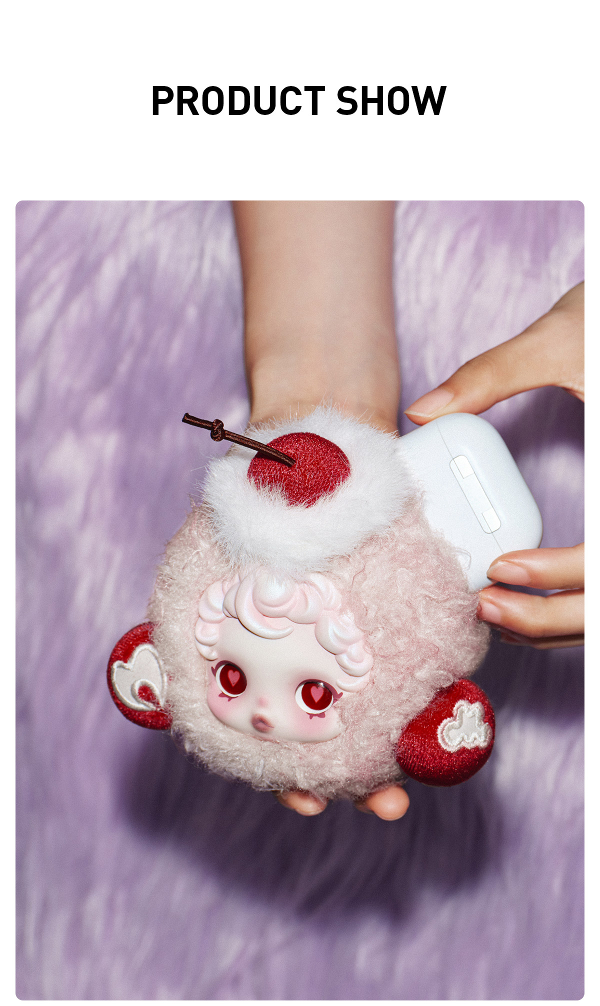 SKULLPANDA You Found Me！Series Earphone Bag-Moldy Muffin