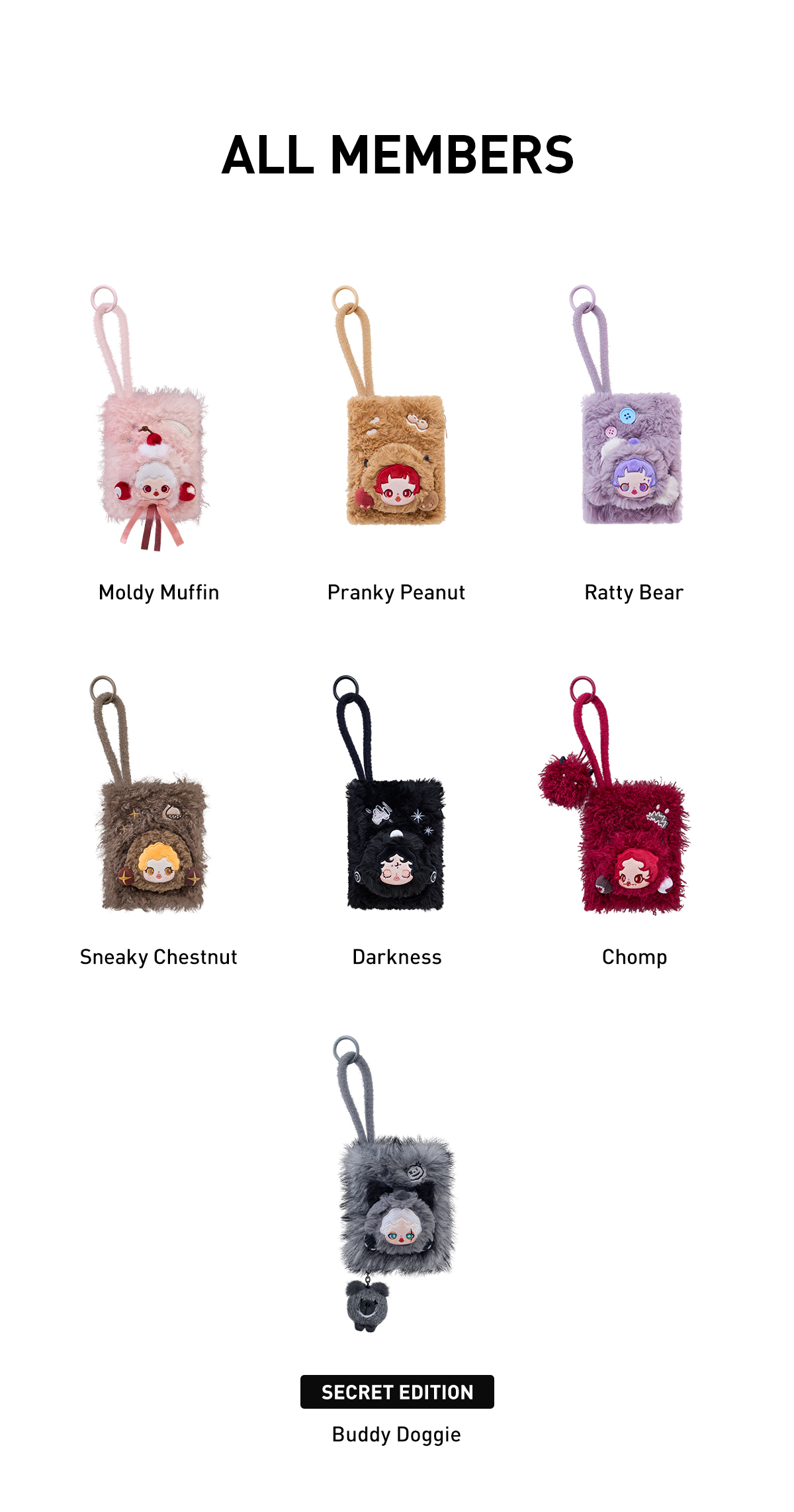 SKULLPANDA You Found Me!Series Plush Mini Bag - POP MART (Japan) SKULLPANDA You Found Me!Series Plush Mini Bag - POP MART (Japan)