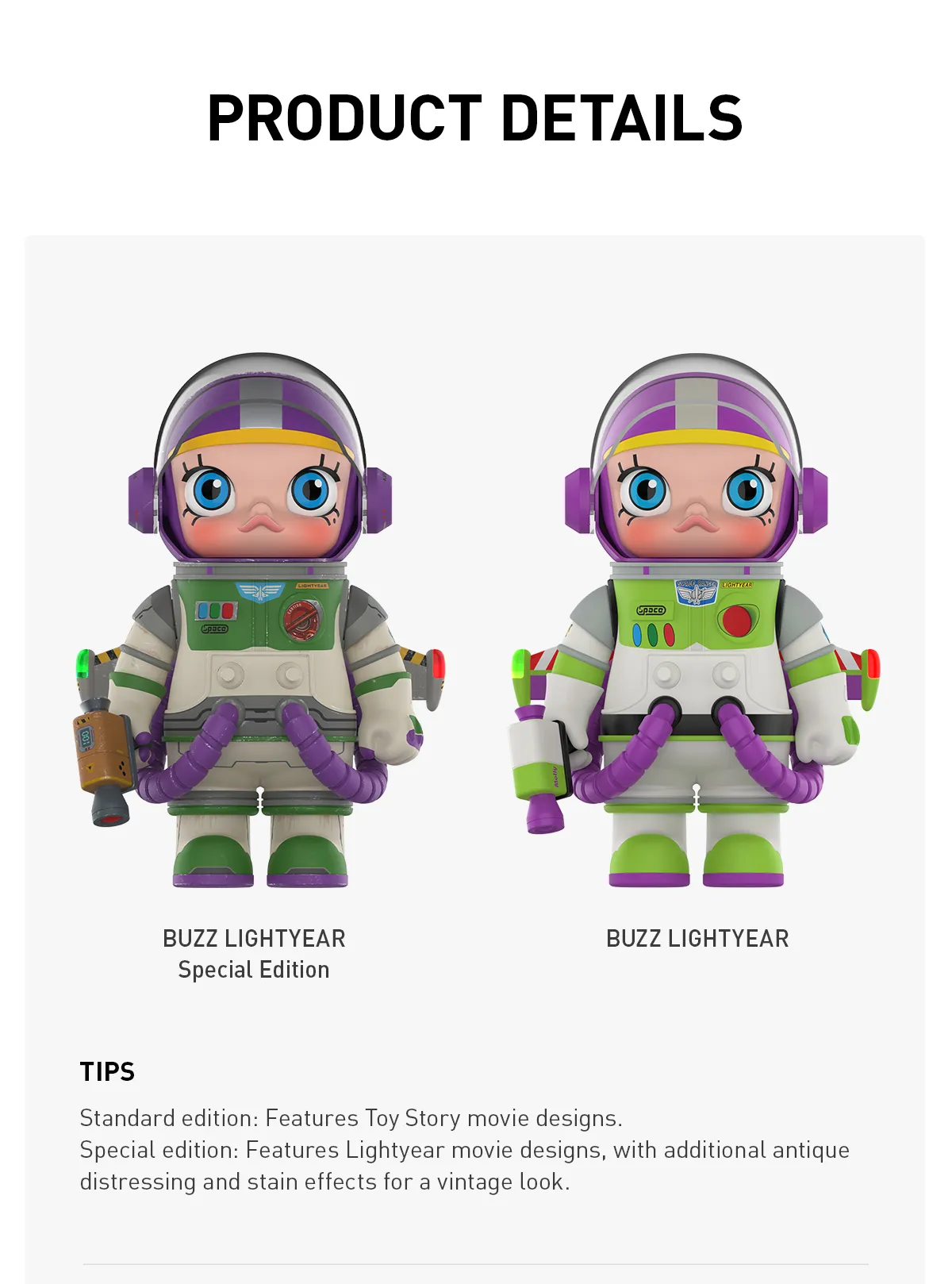 MEGA SPACE MOLLY 1000% BUZZ LIGHTYEAR - POP MART (Singapore)