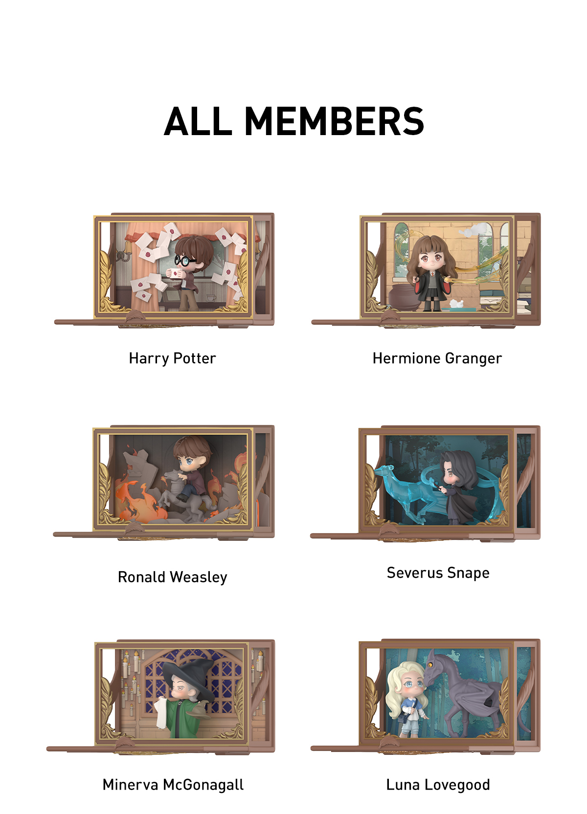 Harry Potter:Hogwarts Biographical Series Scene Sets - POP MART