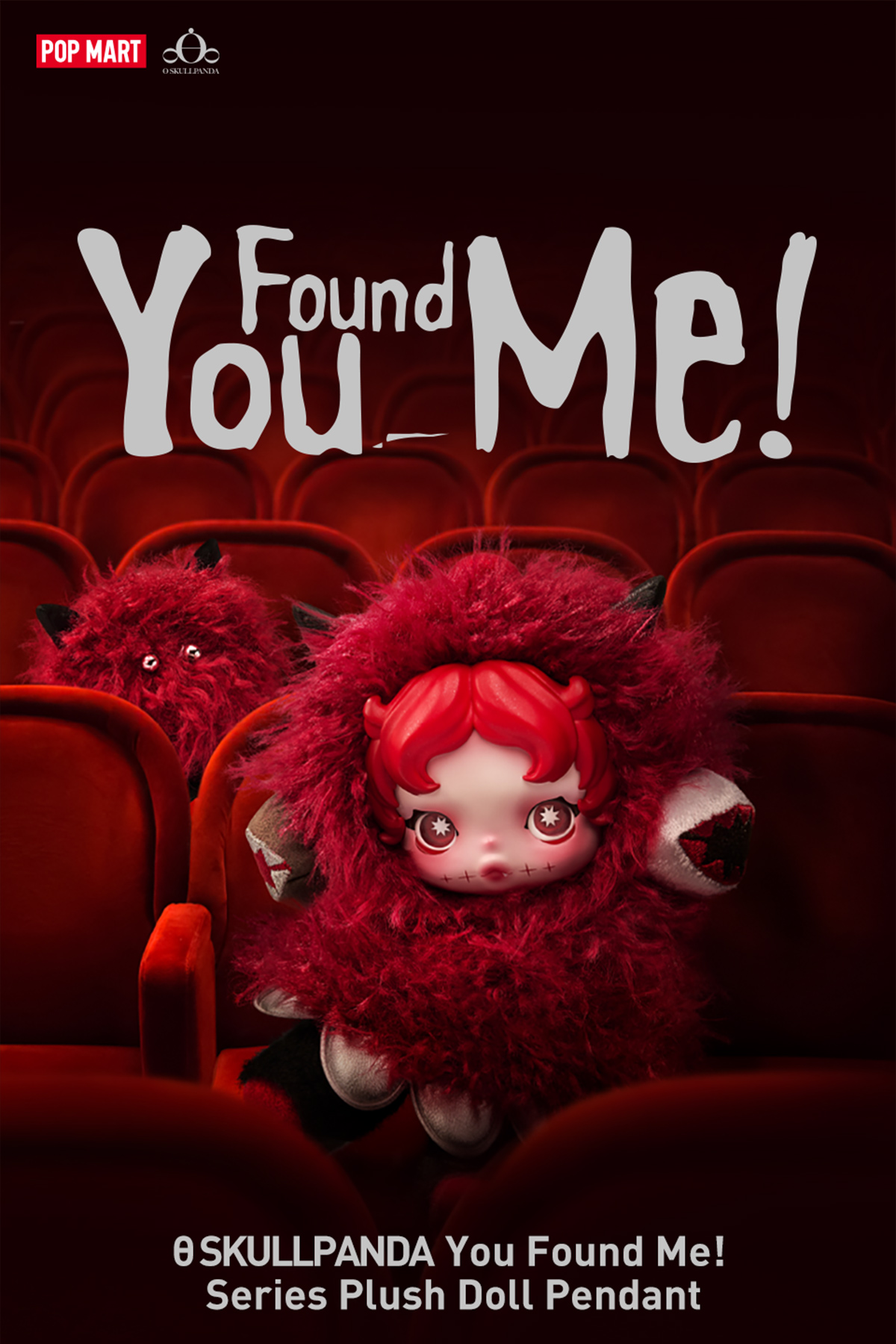 SKULLPANDA You Found Me! ぬいぐるみペンダント SKULLPANDA You Found Me! Series Plush Doll Pendant - POP
