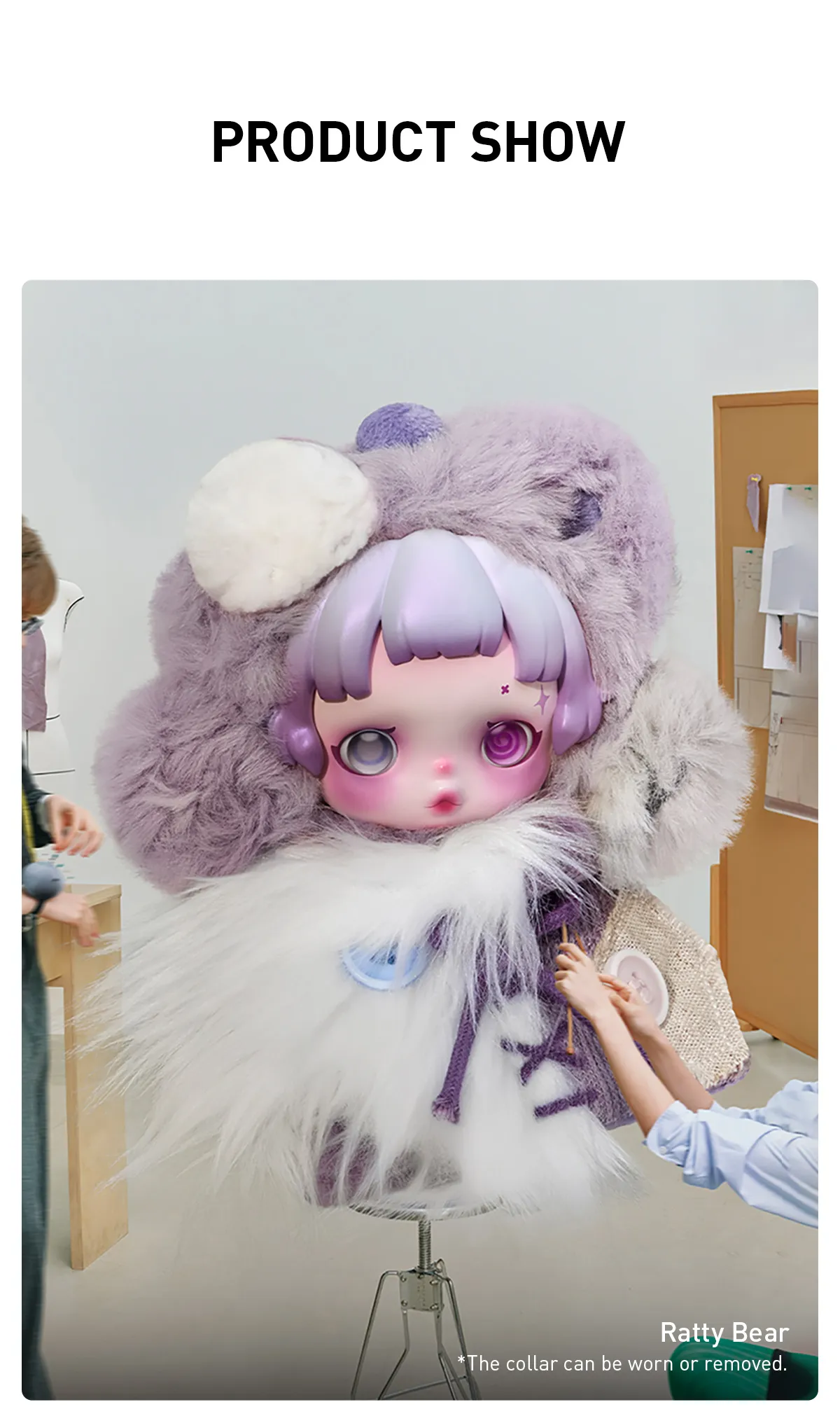 POP NOW:SKULLPANDA You Found Me! シリーズ ぬいぐるみペンダント  