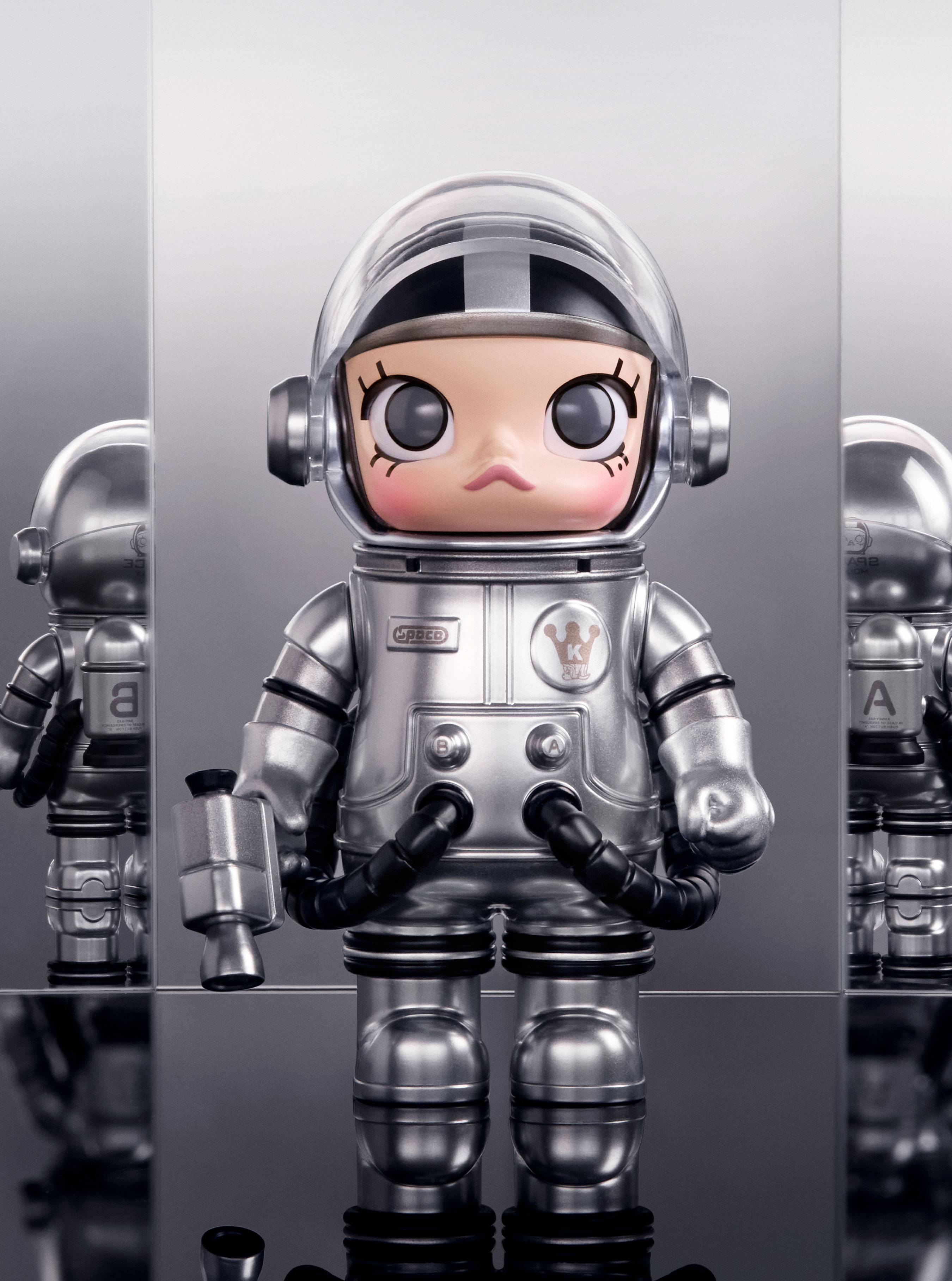 POP MART Big Mint Porgy グレー ぬいぐるみ 正規品 POPMART BIGINTOENERGYラブブIDシークレットぬいぐるみ