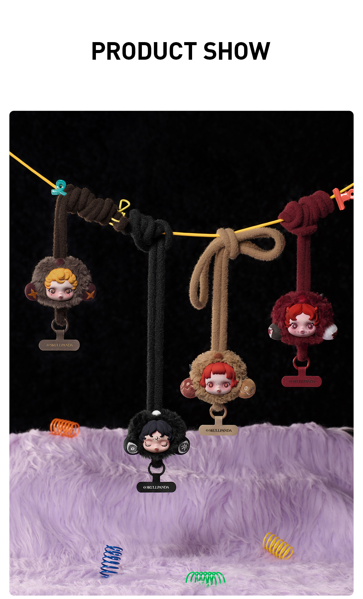 ポップマート SKULLPANDA You Found Me Pop Mart SKULLPANDA You Found Me! Series Plush Doll Pendant