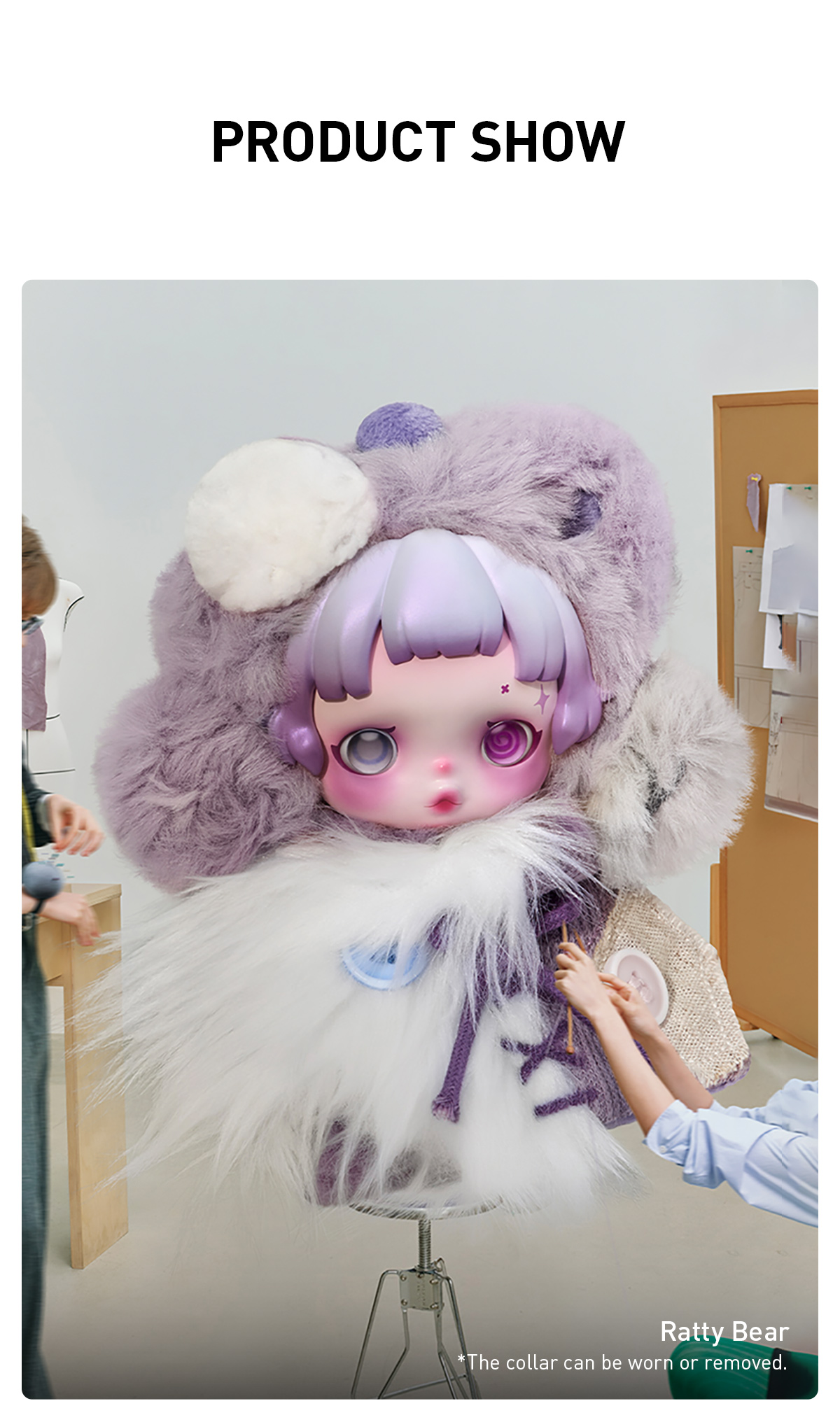 即購入可　SKULLPANDA You Found Me! ぬいぐるみペンダント SKULLPANDA You Found Me! Series Plush Doll Pendant - POP