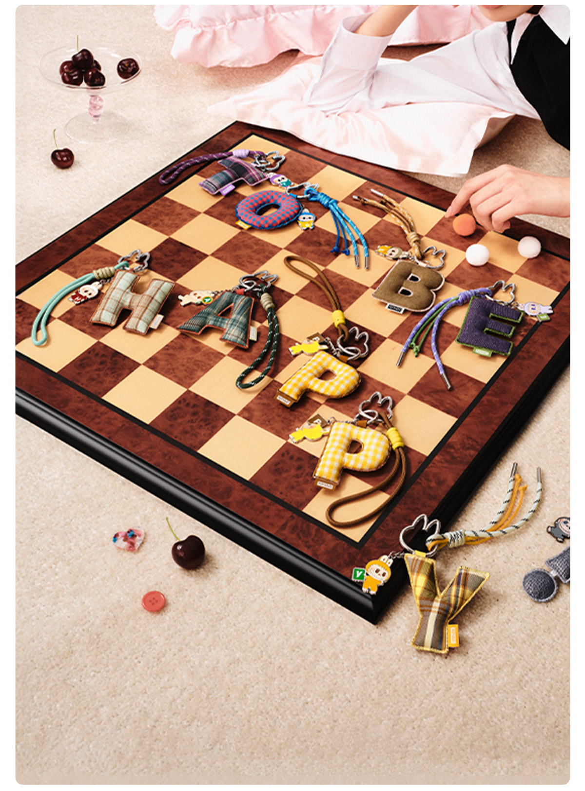 THE MONSTERS Pin for Love Series- Letter Pendant Blind Box