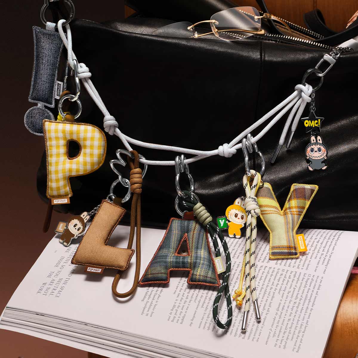 THE MONSTERS Pin for Love Series- Letter Pendant Blind Box