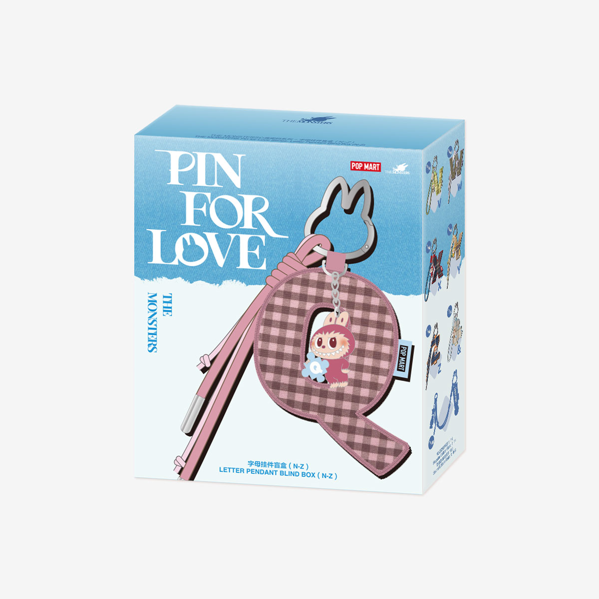 The Monster Pin For Love シリーズ (A-M,N-Z ) THE MONSTERS Pin for Love Series- Letter Pendant Blind Box