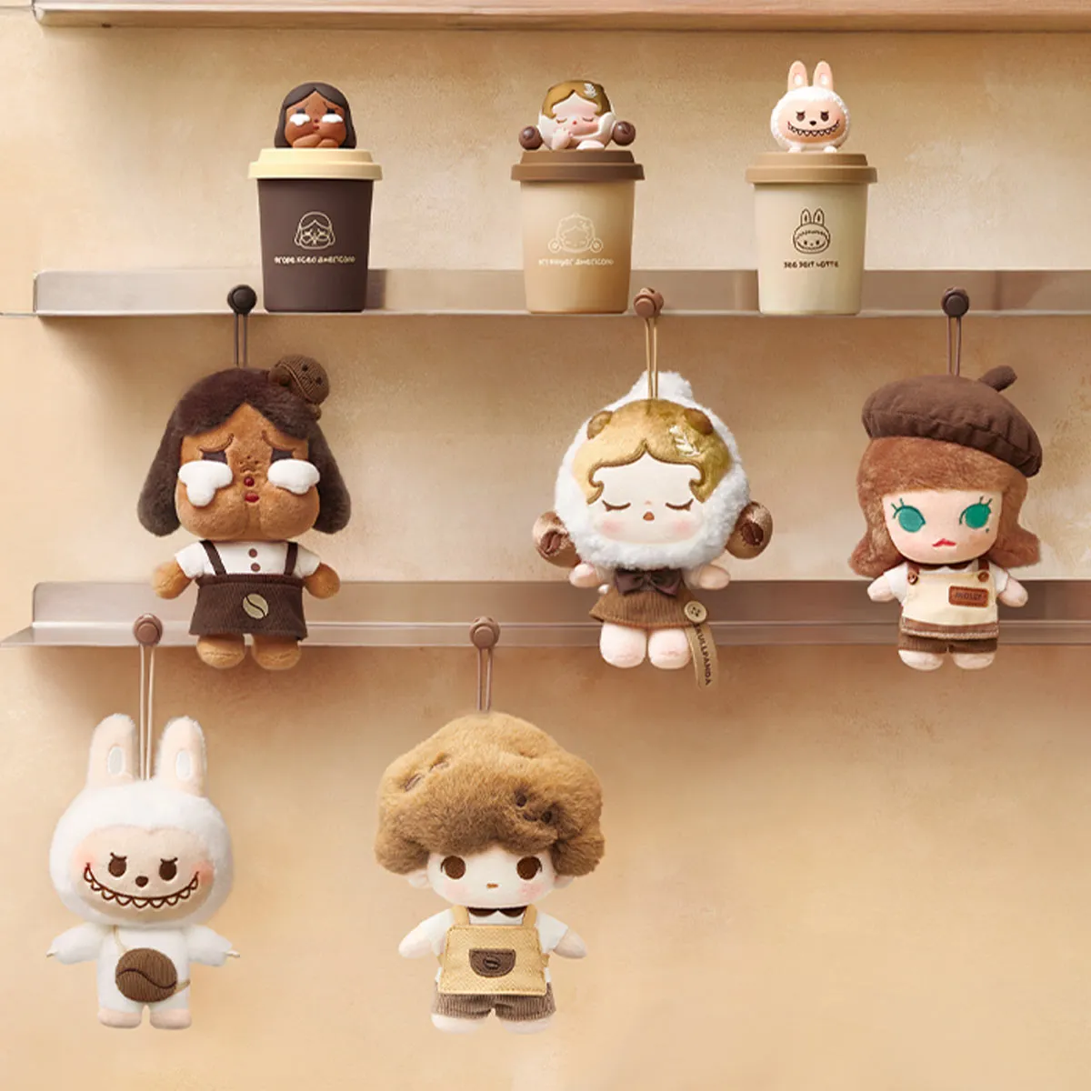 POP BEAN Coffee Factory Series-Plush Pendant - POP MART (Japan)