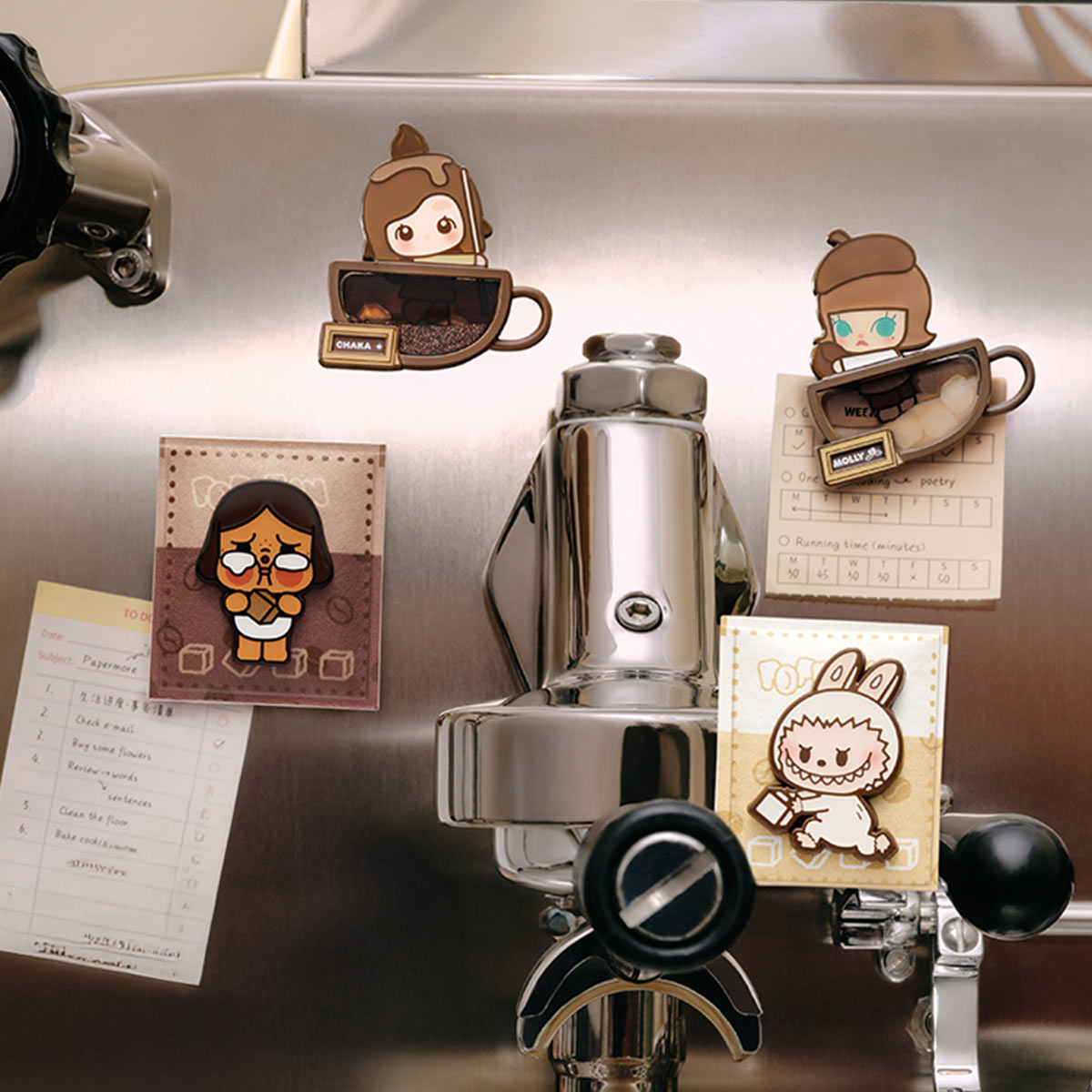 POP BEAN Coffee Factory Series-Fridge Magnet - POP MART (Japan)