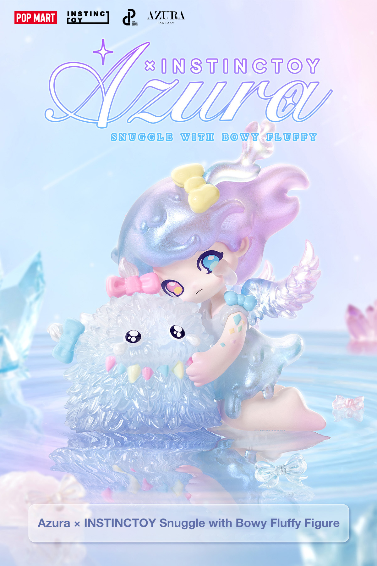 Azura × INSTINCTOY POPMART Azura × INSTINCTOY Snuggle with Bowy Fluffy Figure - POP