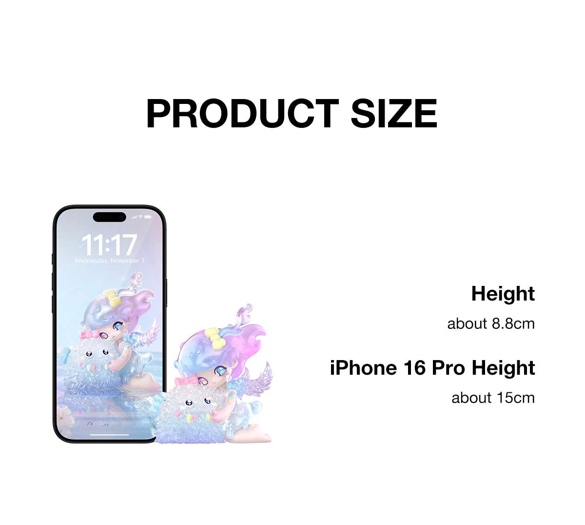 Azura × INSTINCTOY Snuggle with Bowy Fluffy Figure - POP MART