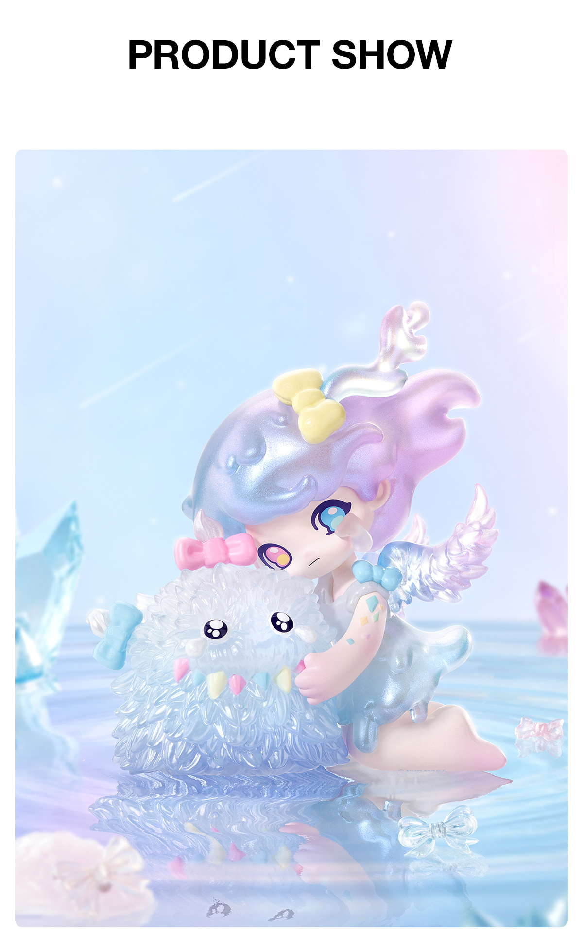 新品未使用　POP MART Azura INSTINCTOY Azura × INSTINCTOY Snuggle with Bowy Fluffy Figure - POP