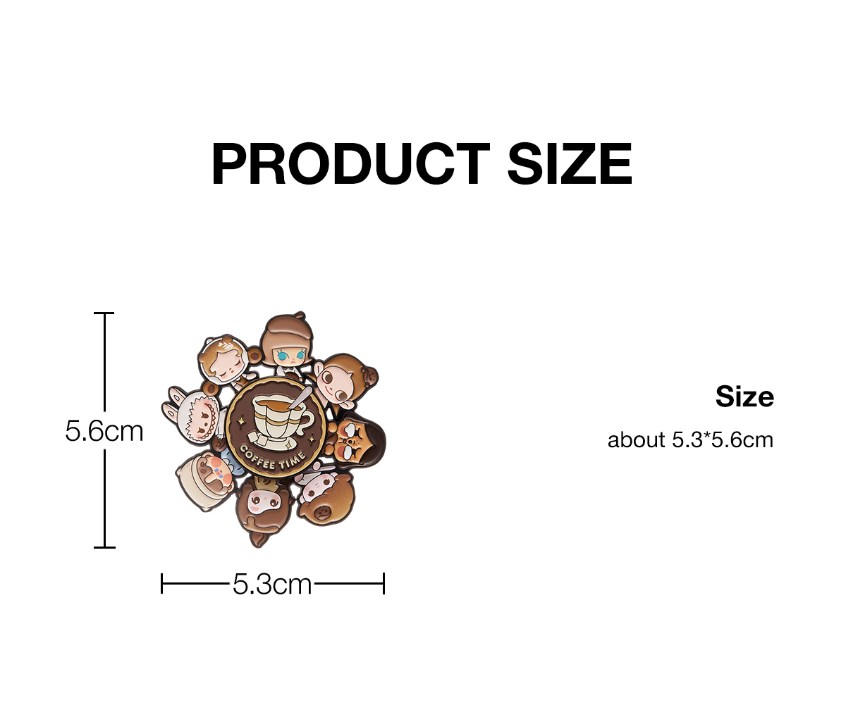 POP BEAN Coffee Factory Series - Spinning Badge - POP MART