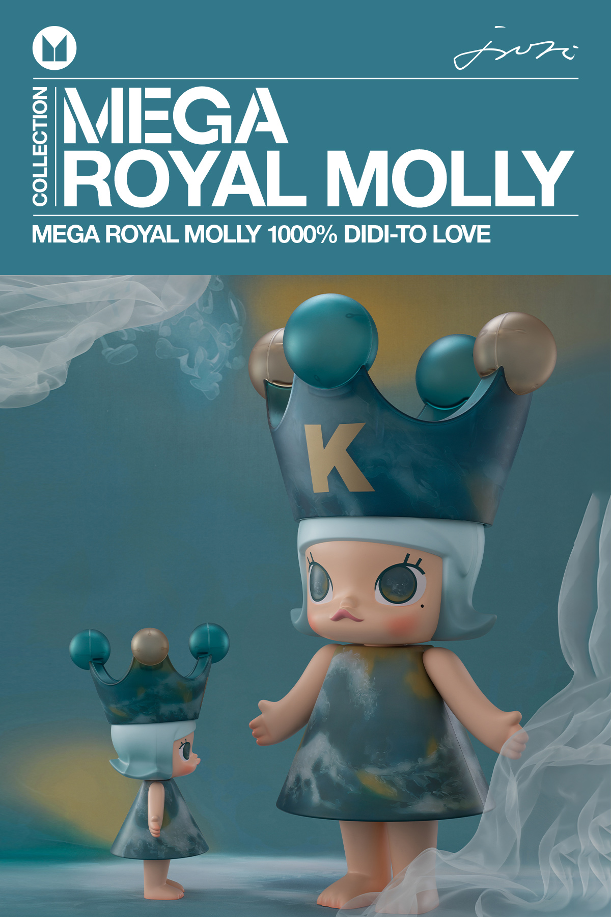 その他 MEGA  MOLLY 1000% DIDI-TO LOVE MEGA ROYAL MOLLY 1000% DIDI-TO LOVE - POP MART (Australia)