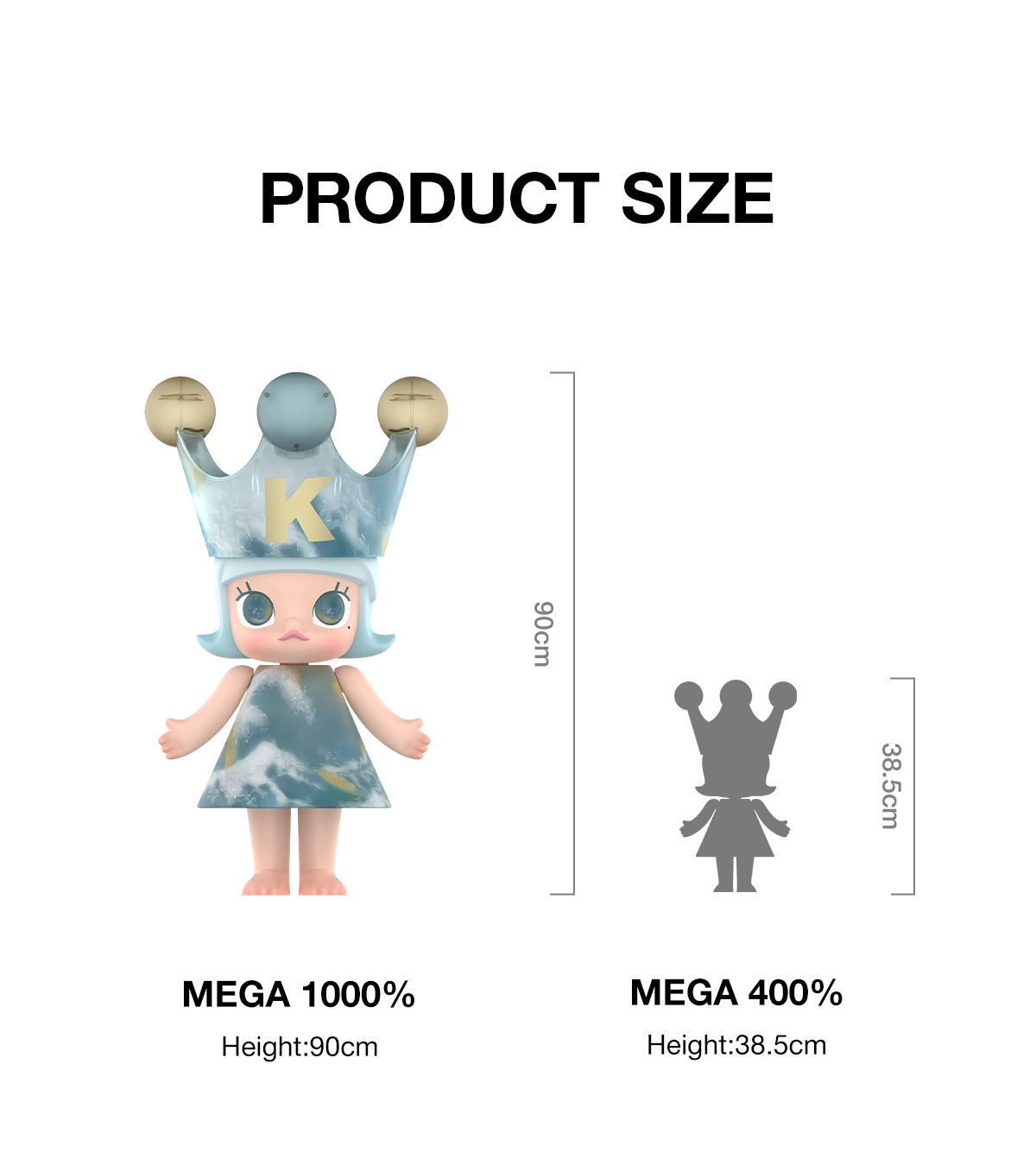 MEGA ROYAL MOLLY 1000% DIDI-TO LOVE - POP MART (Australia)