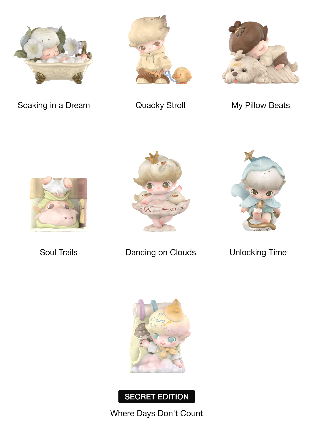 DIMOO The Missing Day Series Figures - POP MART (New Zealand)