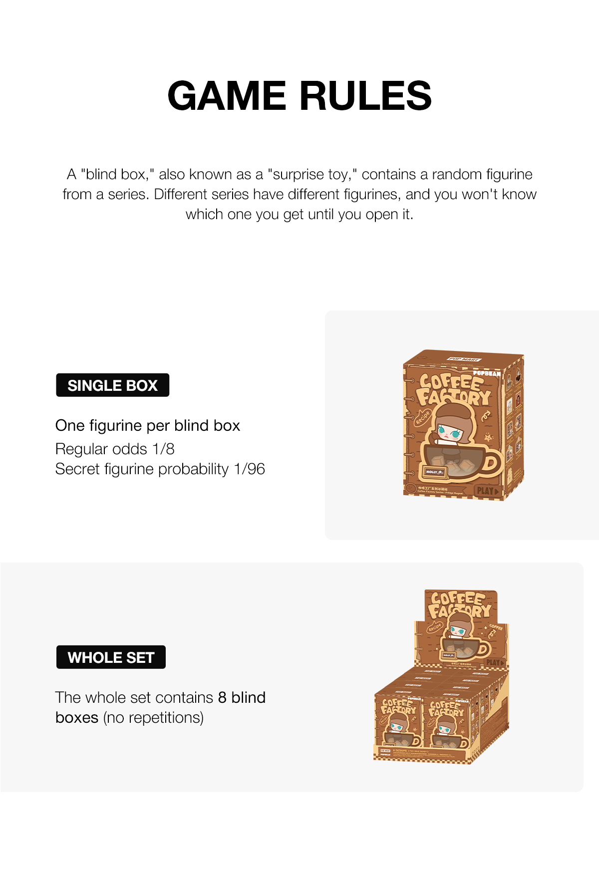 POP BEAN Coffee Factory Series-Fridge Magnet - POP MART (Japan)