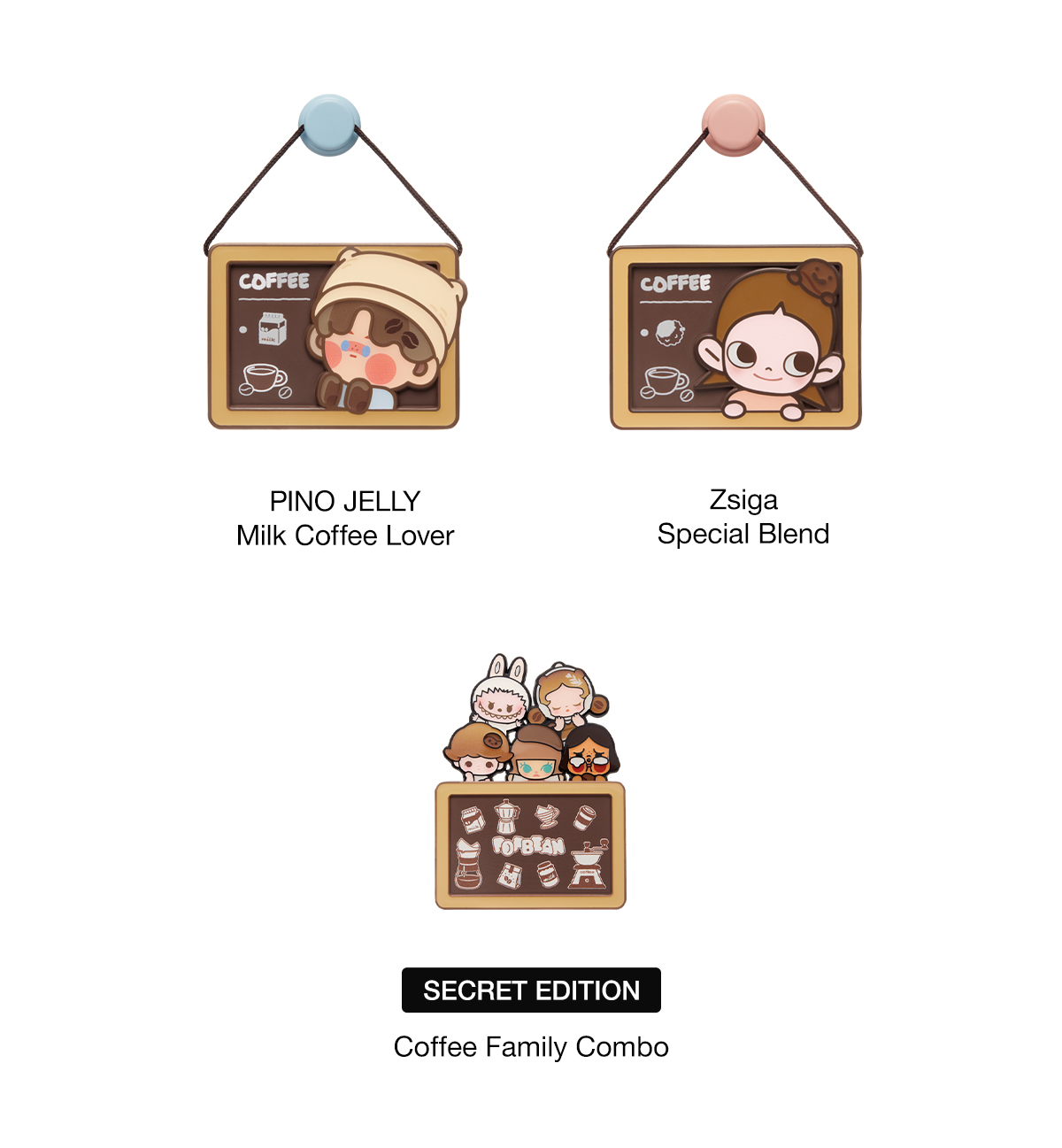 POP BEAN Coffee Factory Series-Fridge Magnet - POP MART (Japan)