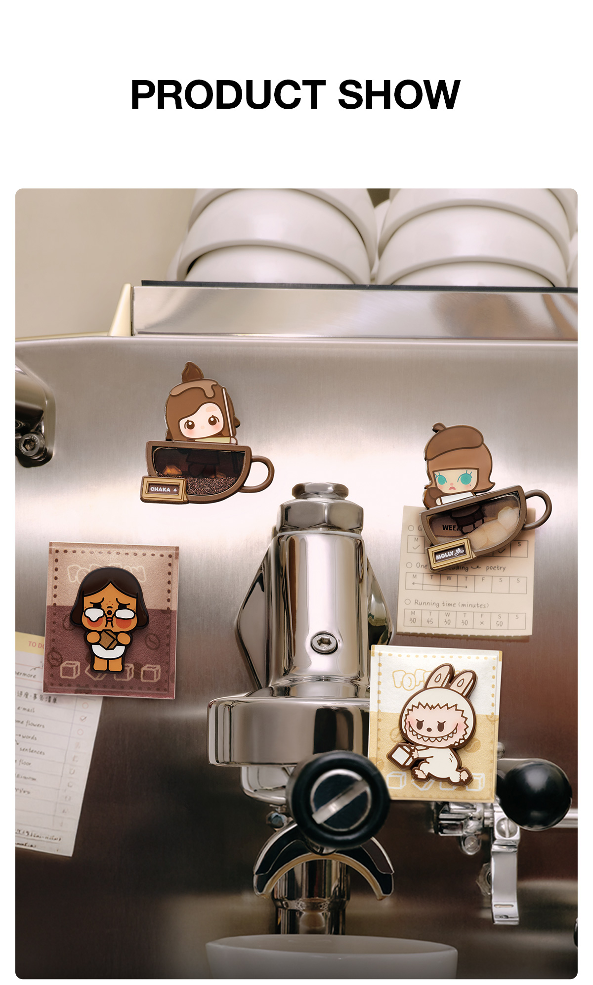 POP BEAN Coffee Factory Series-Fridge Magnet - POP MART (Japan)