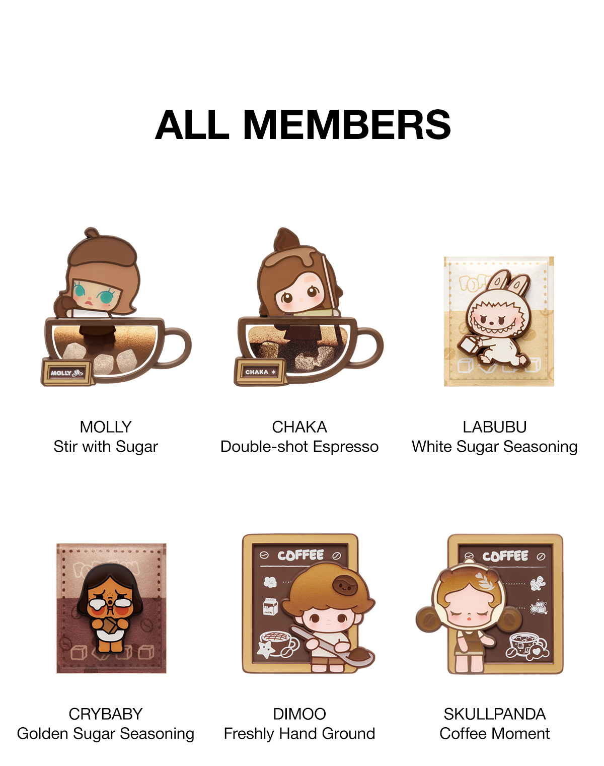 POP BEAN Coffee Factory Series-Fridge Magnet - POP MART (Japan)