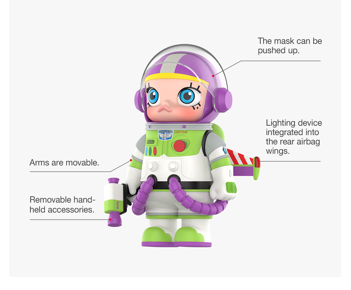 MEGA SPACE MOLLY 400% BUZZ LIGHTYEAR - POP MART (France)