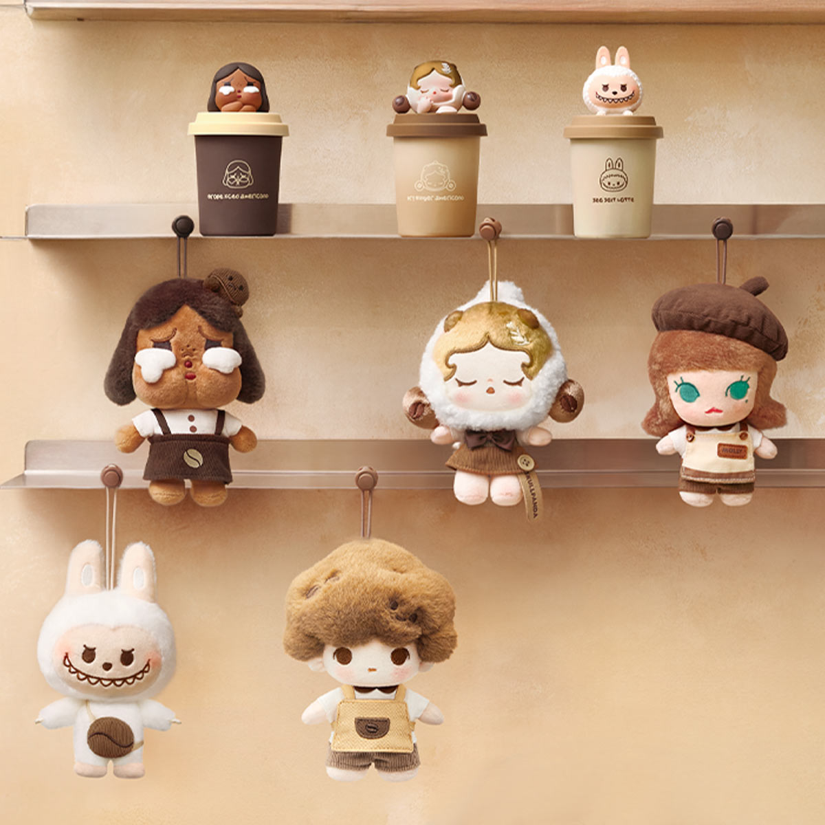 POP BEAN コーヒーファクトリーシリーズ ぬいぐるみペンダント