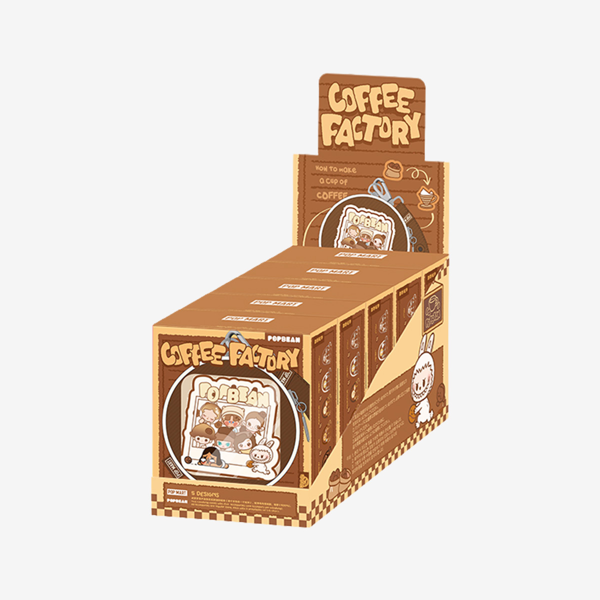 POP BEAN コーヒーファクトリーシリーズ カスタムブローチバッグ