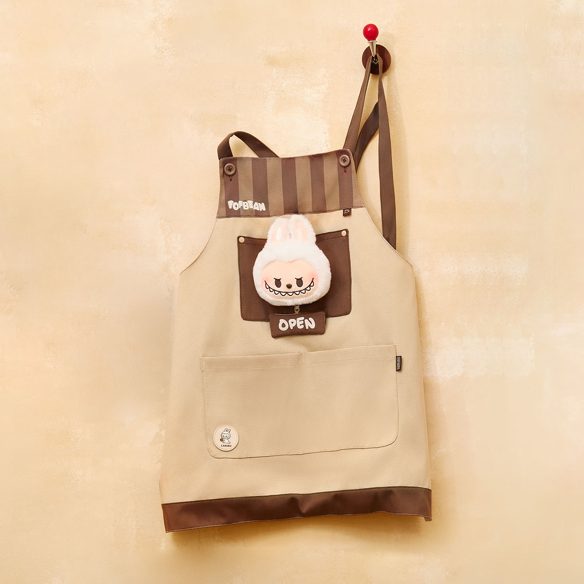 POP MART COFFEE FACTORY エプロン ☆POP MART☆POP BEAN COFFEE FACTORY SERIES LABUBU APRON (POP