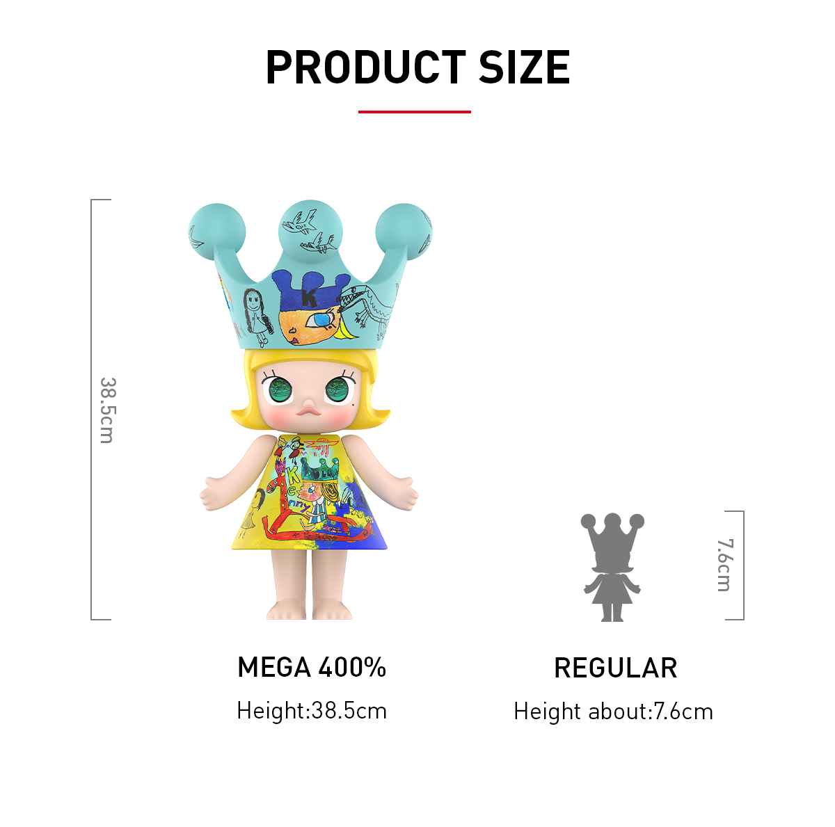 MEGA ROYAL MOLLY 400% Childishness - POP MART (Japan)