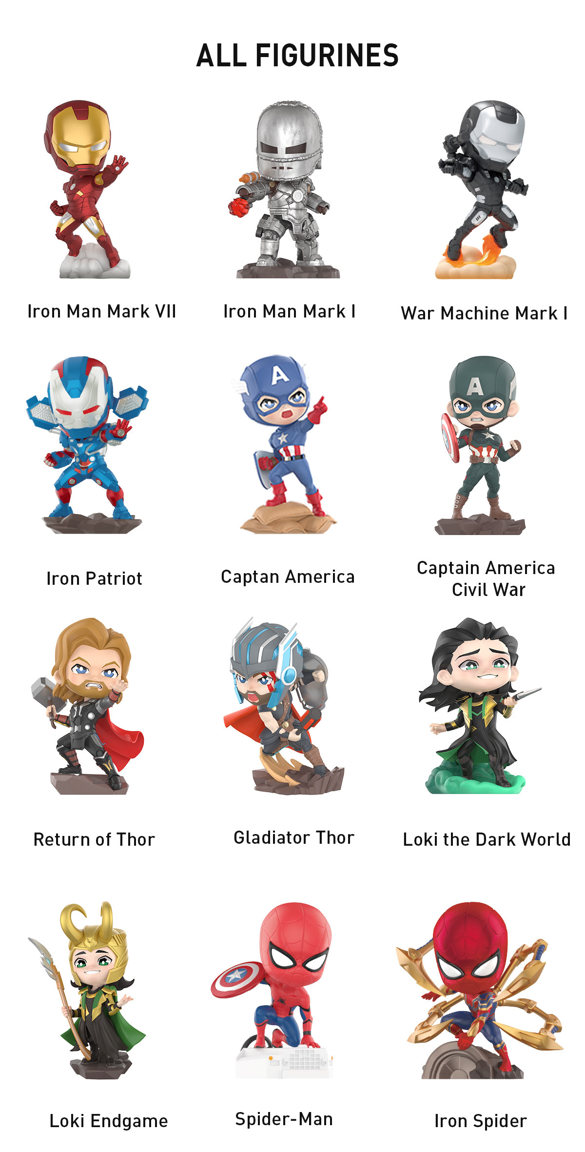 Marvel Infinity Saga Series Figures - POP MART (Australia)