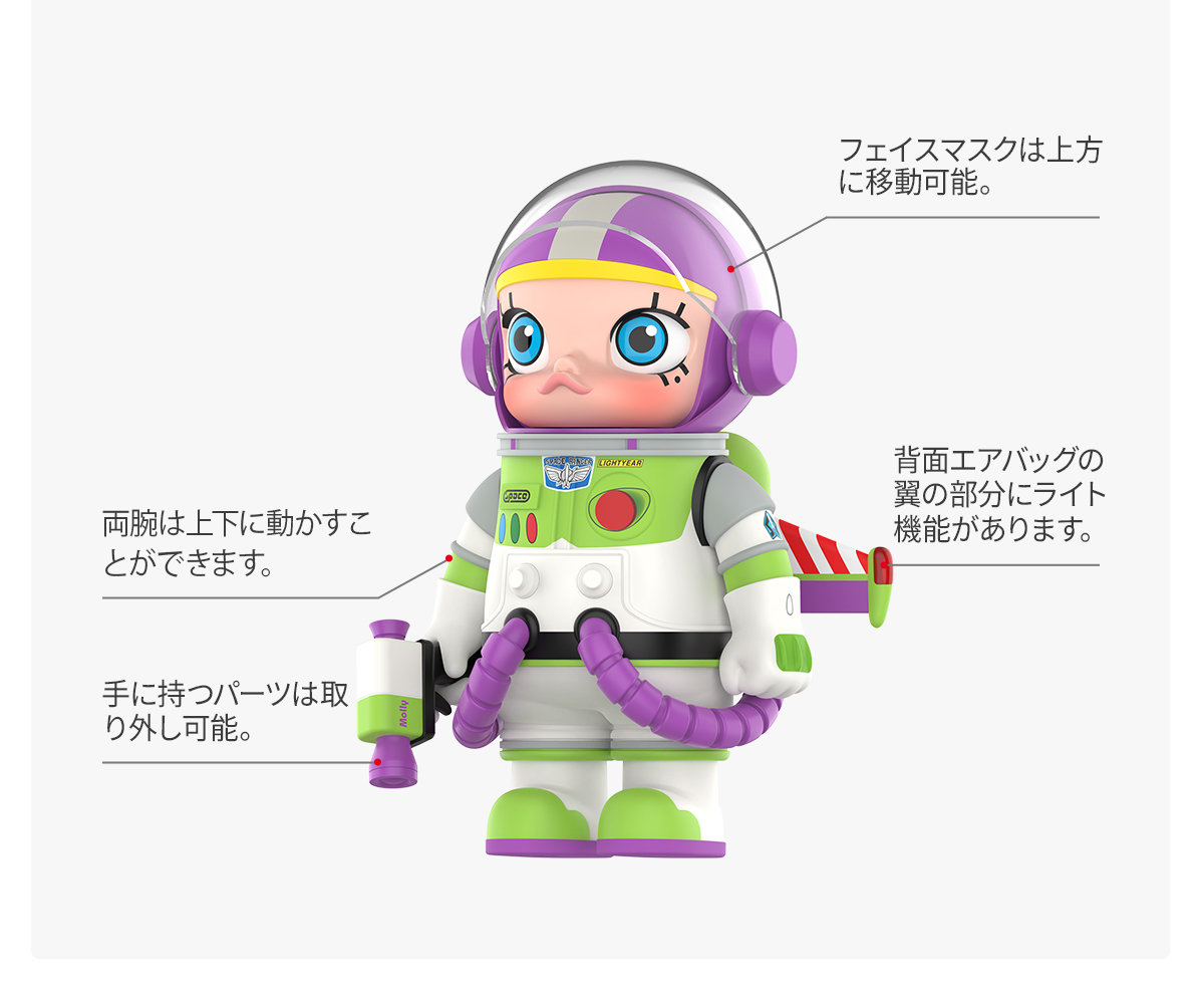 MEGA SPACE MOLLY 400% Buzz Lightyear - POP MART (Japan)