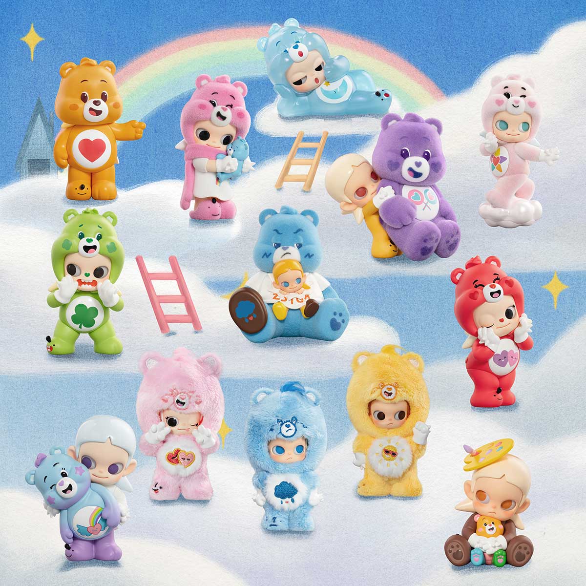 POPMART ジィシーガ ZsigaxCarebears シリーズ Zsiga × Care Bears Series Figures - POP MART (Japan)