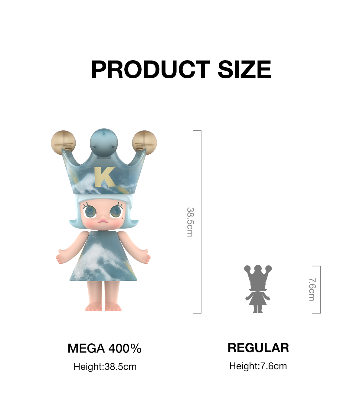 その他 MEGA  MOLLY 400% DIDI-TO LOVE MEGA ROYAL MOLLY 400% DIDI-TO LOVE - POP MART (United States)