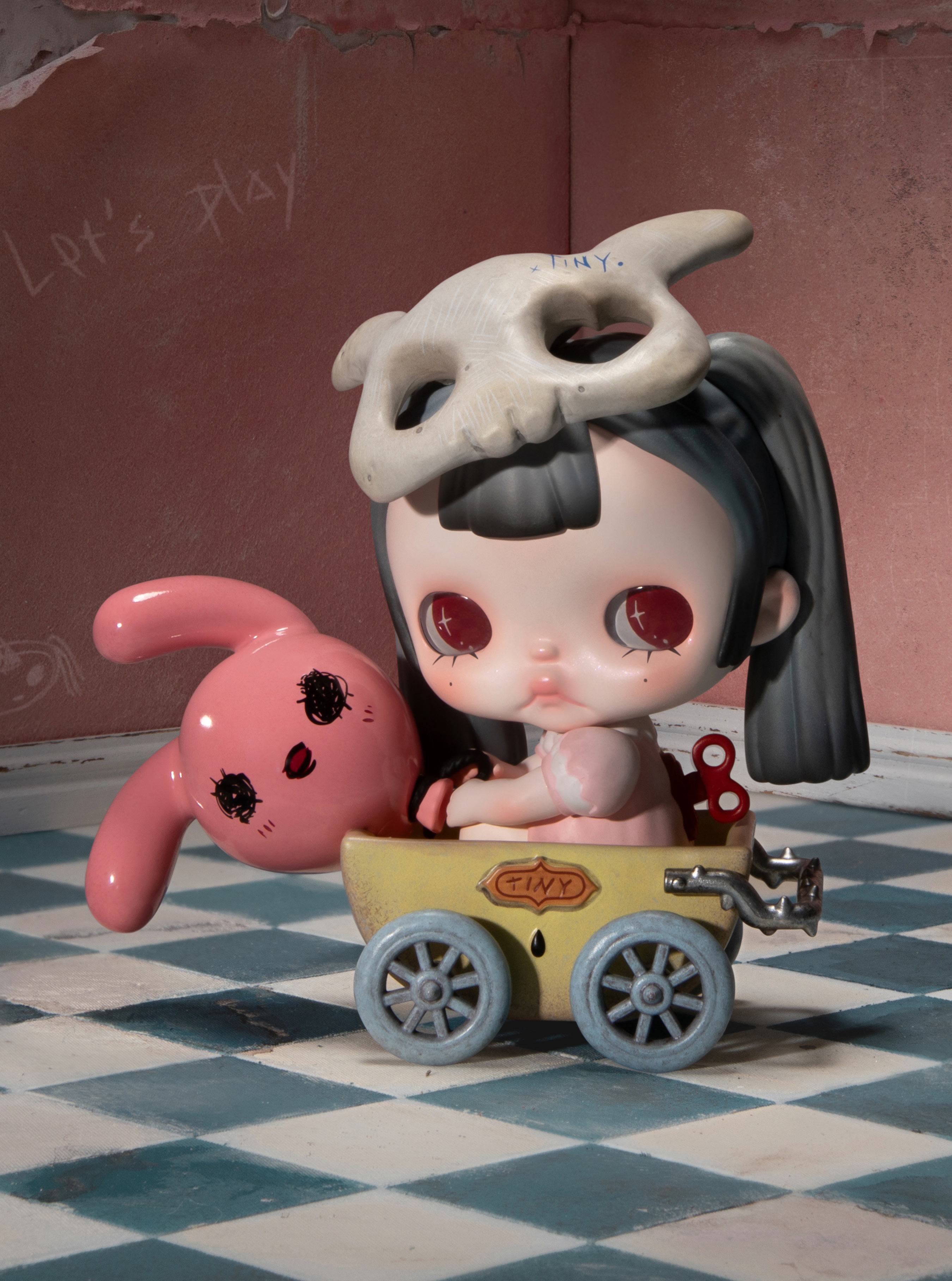 キャラクター popmart POP MART x Lazy North Presents OOTD Light Chaser SKULLPANDA