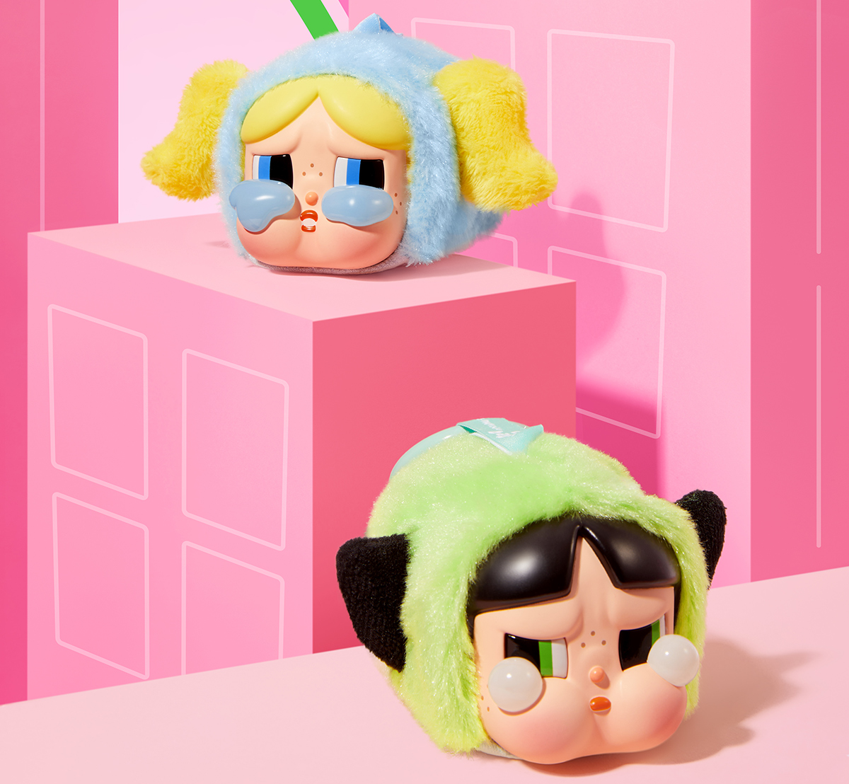 CRYBABY × Powerpuff Girls Series-Vinyl Face Plush Blind Box - POP