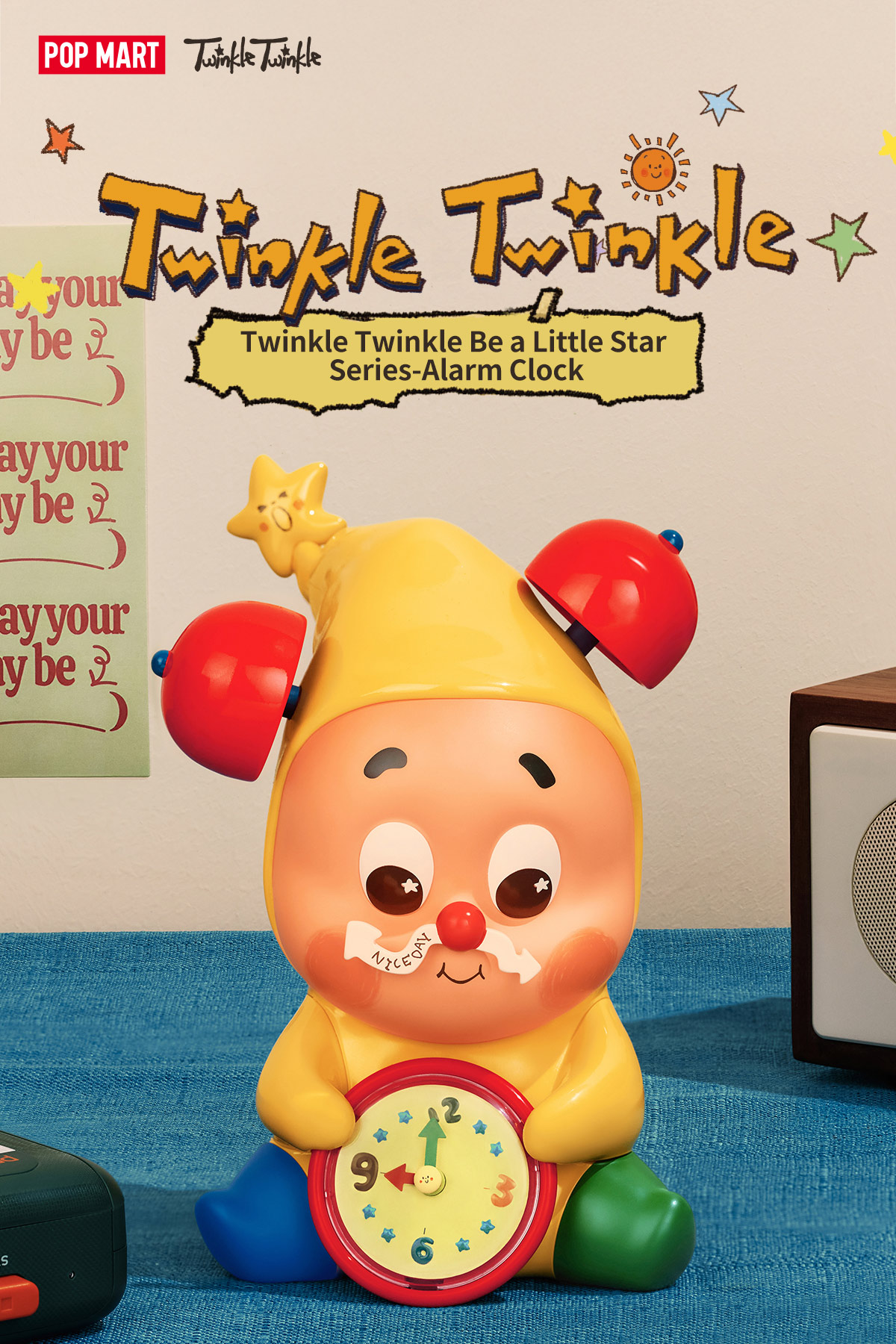 ［明日発送］Twinkle Twinkle Twinkle Twinkle Be a Little Star シリーズ アラームクロック