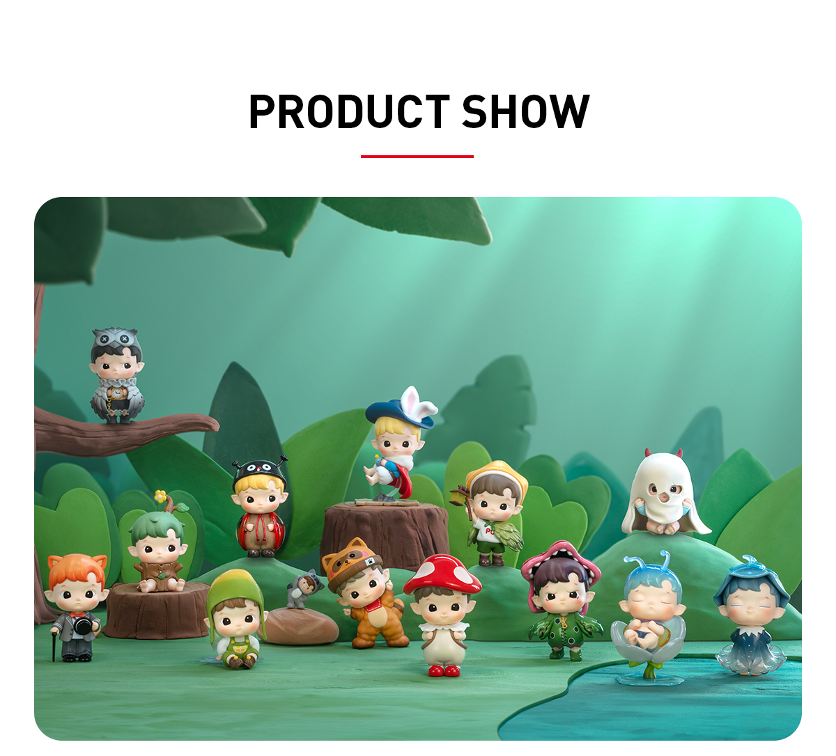 ホビーラジコン Popmart hacipupu HACIPUPU Adventures In The Woods Series Figures - POP MART