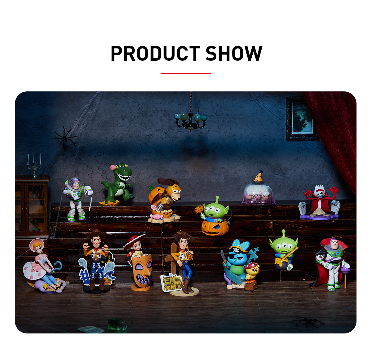 スプーキーナイト フィギュア 10種　ポップマート 楽天市場】Disney/Pixar Spooky Night Series Figures【ピース】 : POP