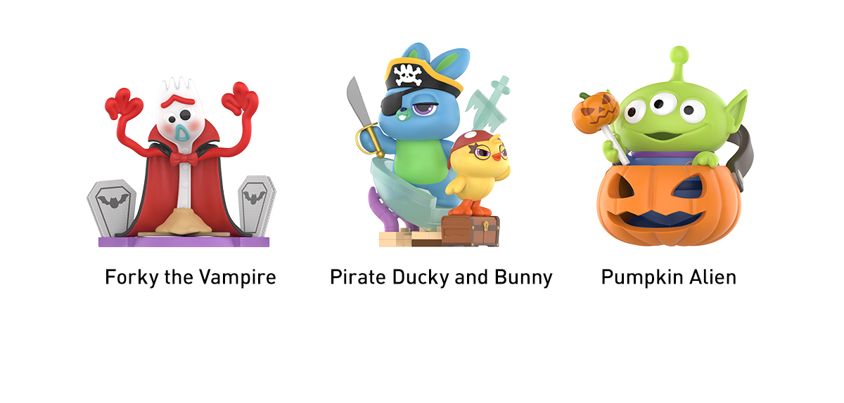 Disney/Pixar Spooky Night Series Figures - POP MART (Japan)