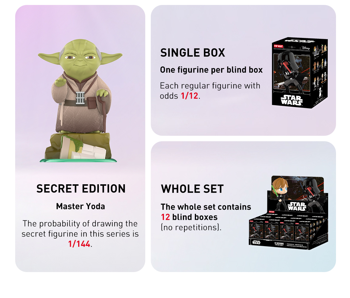 Star Wars Series Figures - POP MART (Japan)
