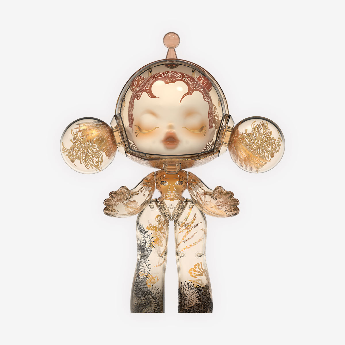 POPMART MEGA α SKULLPANDA 400% WuJian’an MEGA α SKULLPANDA 400% Wu Jian'an-The Heaven of Nine Levels