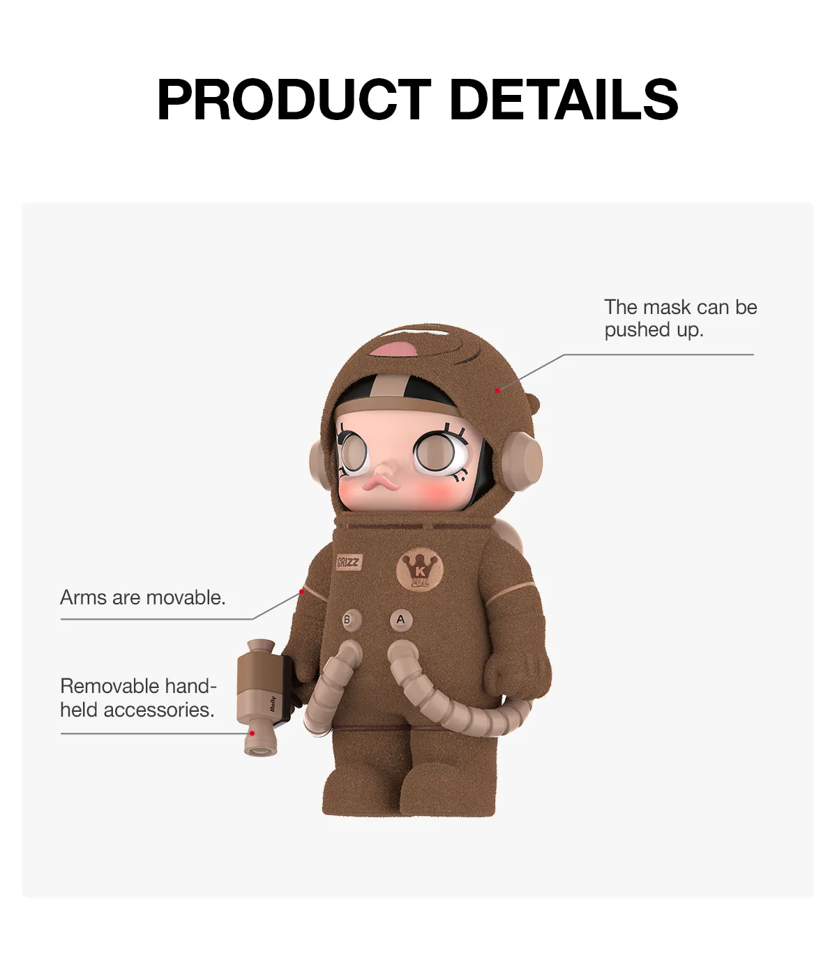 MEGA SPACE MOLLY 400% WE BARE BEARS - POP MART (Australia)