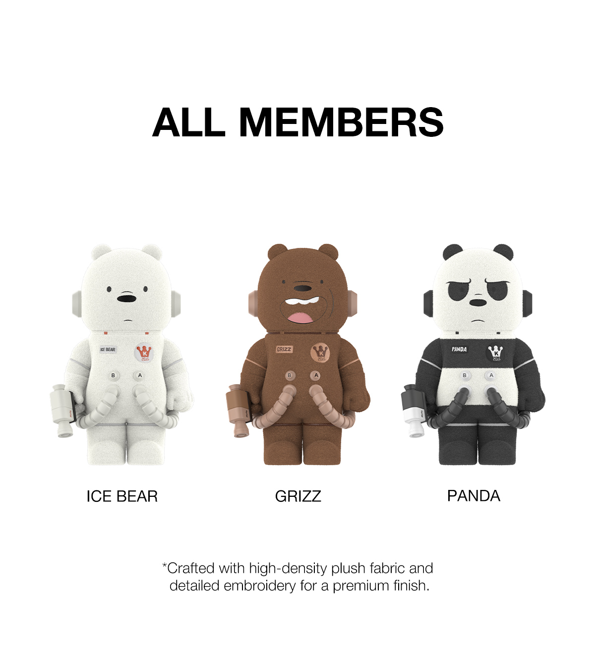 MEGA SPACE MOLLY 400% WE BARE BEARS - POP MART (Australia)
