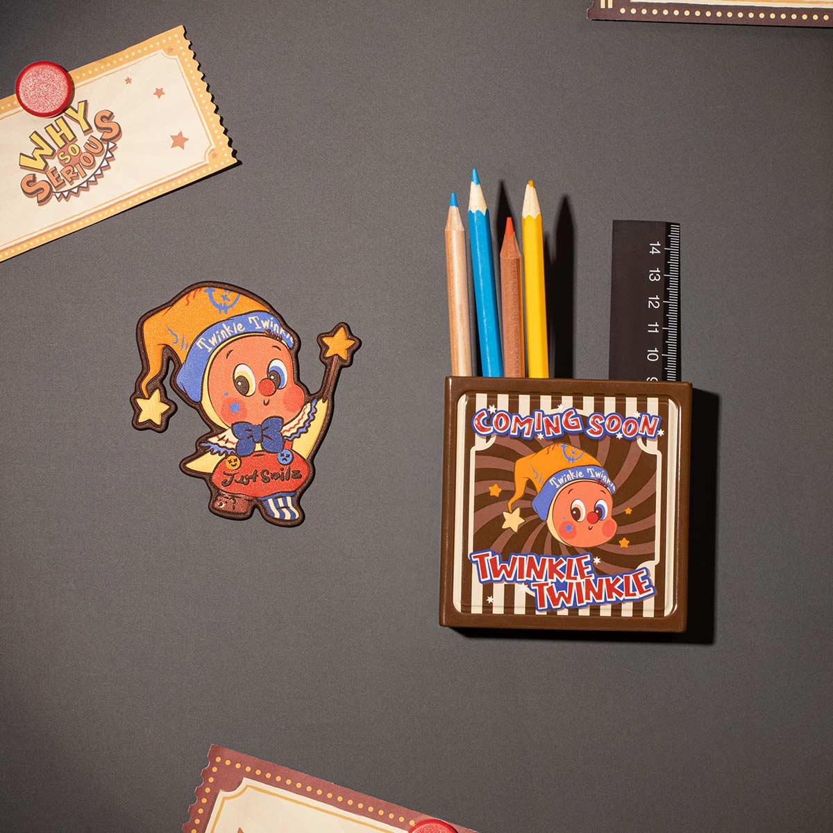 WHY SO SERIOUS Series - Magnetic Sealing Clip Storage Box Set