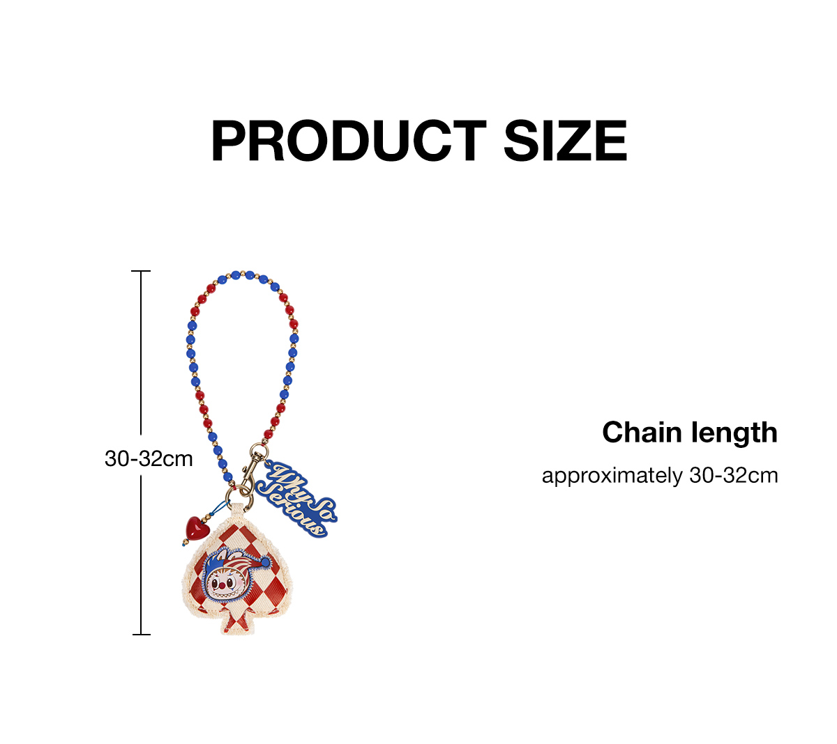 POP NOW:WHY SO SERIOUS シリーズペンダントチェーン - POP MART