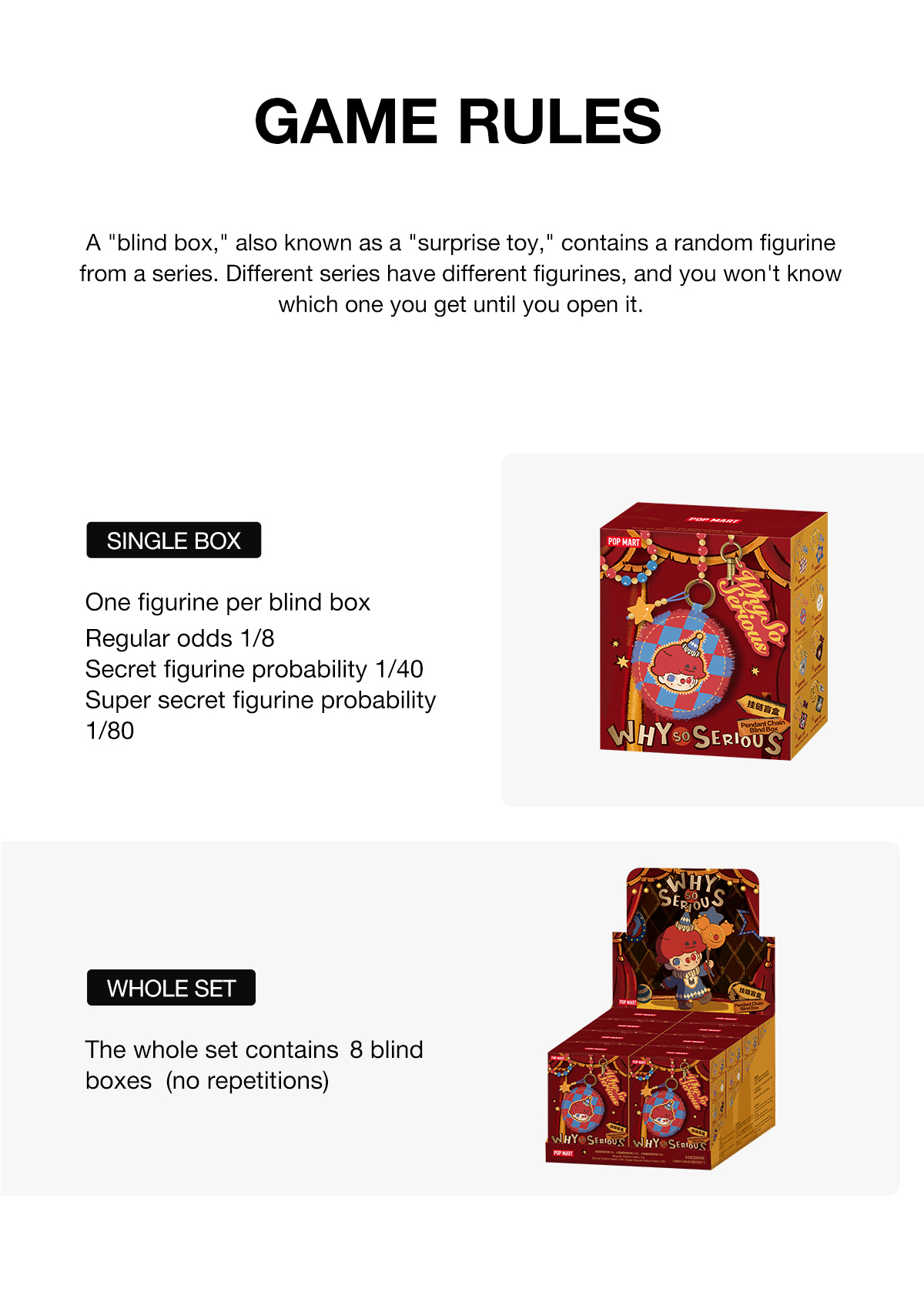 WHY SO SERIOUSシリーズペンダントチェーン スーパー