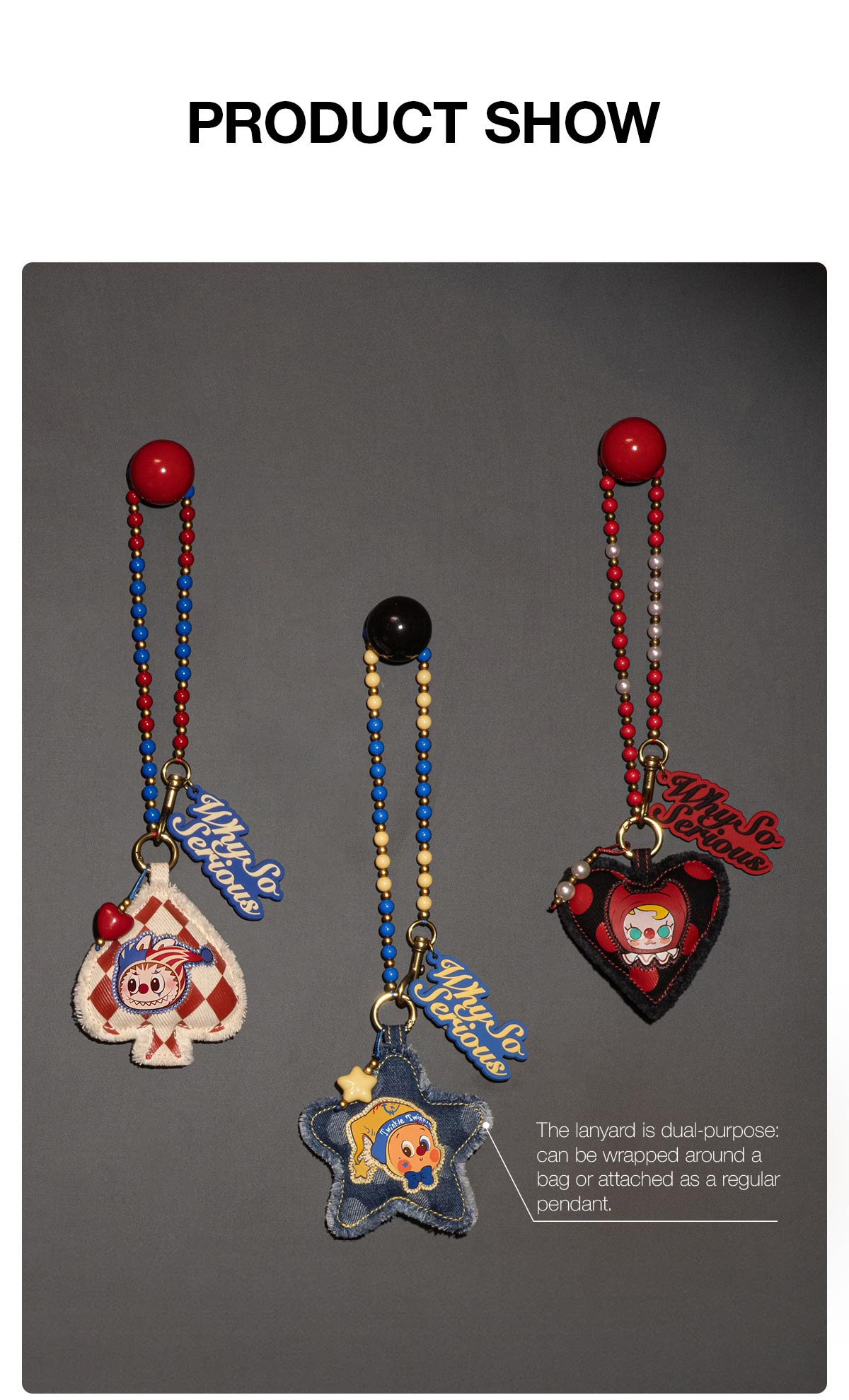 POP NOW:WHY SO SERIOUS Series-Pendant Chain Blind Box - POP